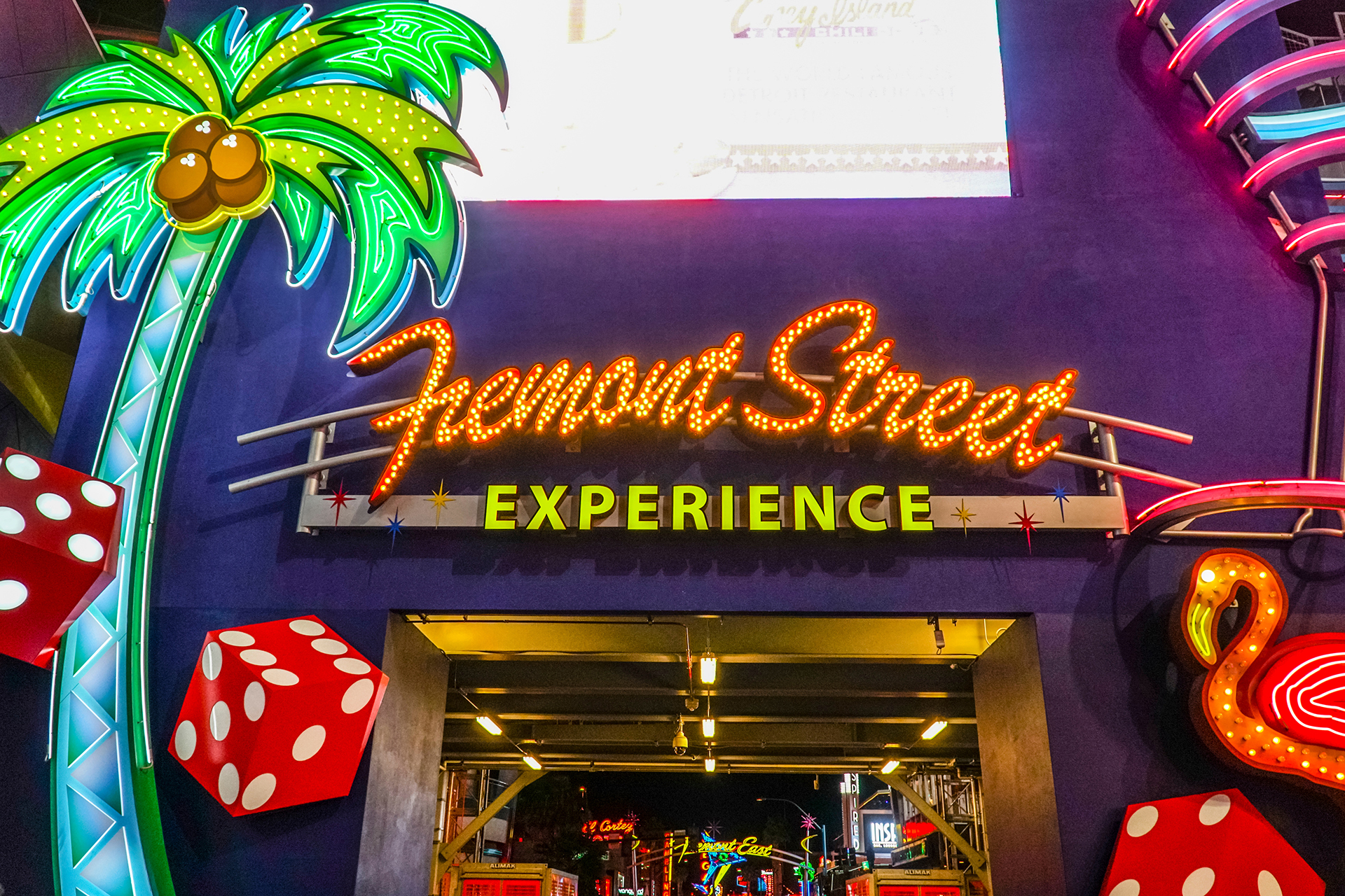 Fremont Street Experience Z Dimensions
